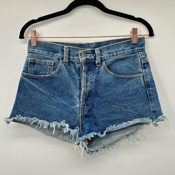 John Galt High Rise Mini Booty Shorts Size 27 - Picture 1 of 3
